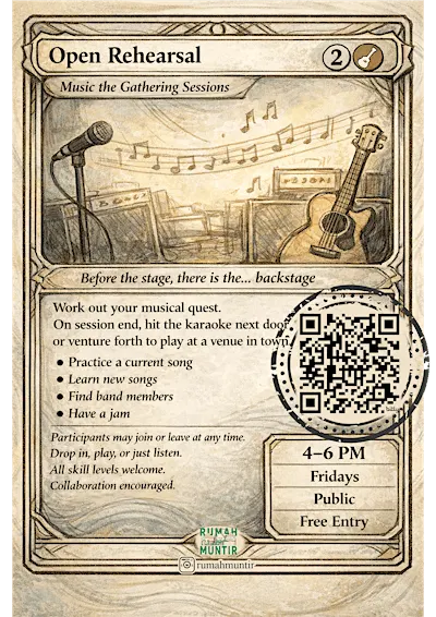 Open Rehearsal — Music the Gathering Sessions