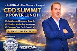 CEO Summit/Power Lunch - London, England
