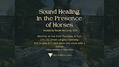 Sound Healing in the Presence of Horses