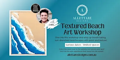 TEXTURED BEACH ART: MAKE WAVES & CREATE MAGIC – ONE DATE ONLY