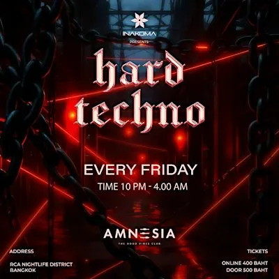 Hard Techno Every Friday night - unlimited drinks
