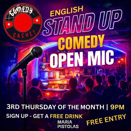 ENGLISH STAND UP COMEDY OPEN MIC @Porto