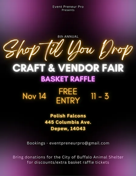 Shop til You Drop November Vendor Market