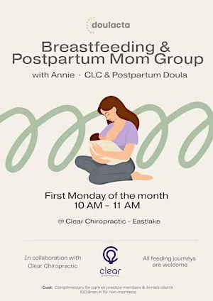 New Mom &  Breastfeeding Group (Monday Eastlake)
