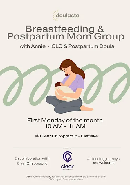 New Mom & Breastfeeding Group (Monday Eastlake)