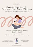New Mom & Breastfeeding Support Group (Tuesday Mission Valley)