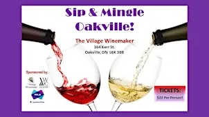 Sip and Mingle Business Networking Social - Oakville!