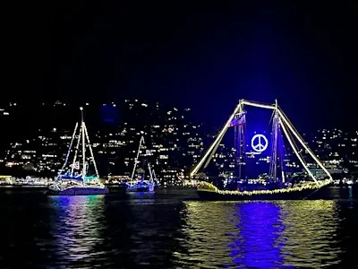 Sausalito Lighted Boat Parade and Fireworks 2026 aboard Schooner Freda B