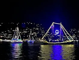 Sausalito Lighted Boat Parade and Fireworks 2026 aboard Schooner Freda B