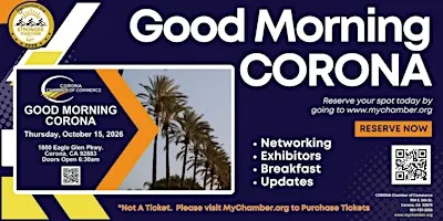 Good Morning, CORONA!