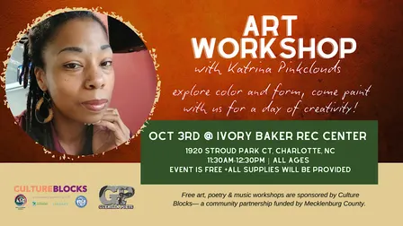 Art Workshop with Katrina Pinkclouds!