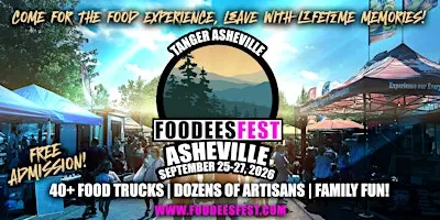 FOODEESFEST Asheville, North Carolina (40+ food trucks and craft vendors!)
