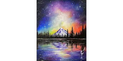 Mountains Under Colorful Skies - Paint and Sip in New Braunfels | Classpop!™