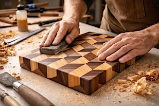 Hands-On Woodworking Class / Elegant Cutting & Charcuterie Board