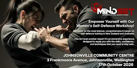 Women's MINDSET Weekend Self-Defence Workshop - Johnsonville, Wellington