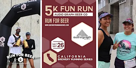 5k Fun Run at Audio Graph Beer Co | 2026 CA Brewery Running Series