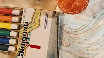 Suminagashi: Meditative Paper Marbling Workshop at Wolf Point Distilling