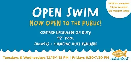 Open Swim - Now Open to the Public