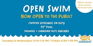 Open Swim - Now Open to the Public!