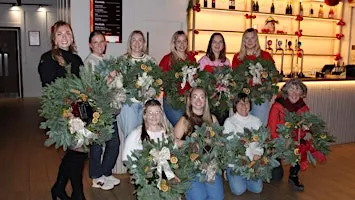 Festive Wreath Workshop with Flowers by Amy