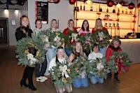 Festive Wreath Workshop with Flowers by Amy
