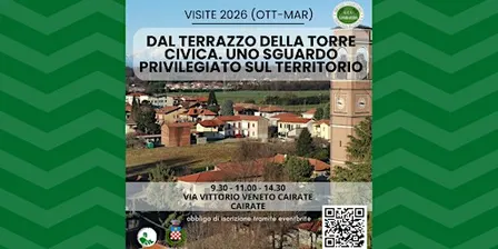 DAL TERRAZZO DELLA TORRE CIVICA. UNO SGUARDO PRIVILEGIATO SUL TERRITORIO.