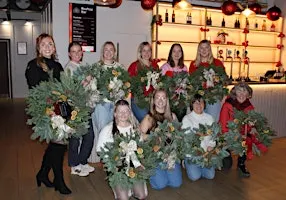 Festive Wreath Workshop with Flowers by Amy