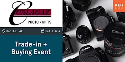 Sell your camera gear (free event-no ticket needed) at Calagaz Photo