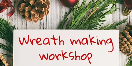 Christmas wreath making workshop