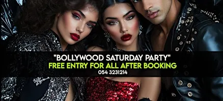 BIGGEST SATURDAY BOLLYWOOD TECHNO PARTY : Free Entry