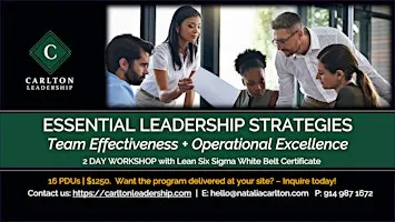 Master Essential Leadership Strategies | November 19 - 20