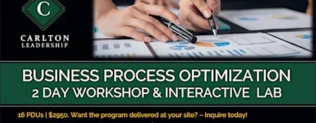 Business Process Optimization Workshop | October 22 - 23, 2026