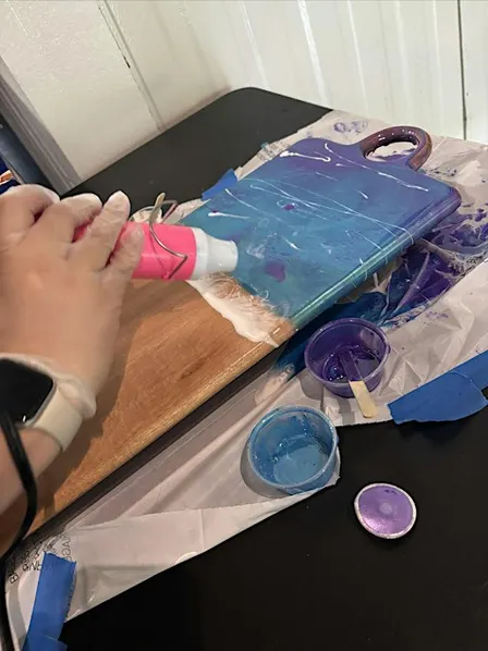 Resin Wave Board Class at the Lost Shoe Brewing