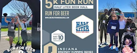 5k Fun Run x Half Liter | 2026 Indiana Brewery Running Series