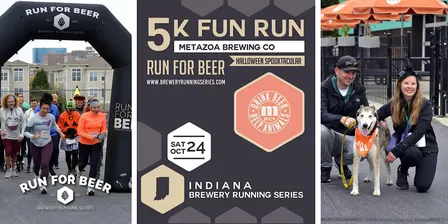 5k Fun Run x Metazoa Brewing | 2026 Indiana Brewery Running Series (21+)