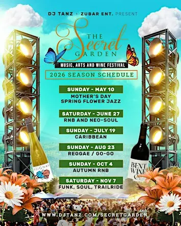 SECRET GARDEN FUNK, SOUL, and TRAILRIDE  MUSIC, ARTS and WINE FESTIVAL