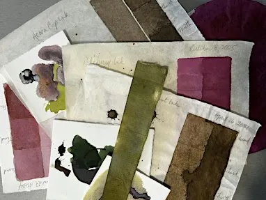 Ink Making for Drawing & Painting on Washi, with Liz Menard