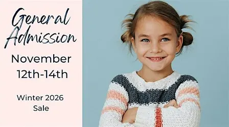 Open to the Public General Admission | JBF OP Winter 2026 Sale