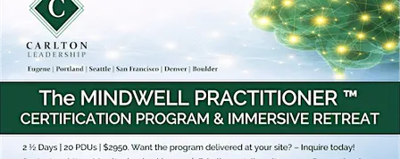MindWell™ Practitioner Certification Program   | November 3 - 5, 2026