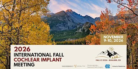 2026 Fall Cochlear Implant Meeting: Exhibitor Payment & Registration