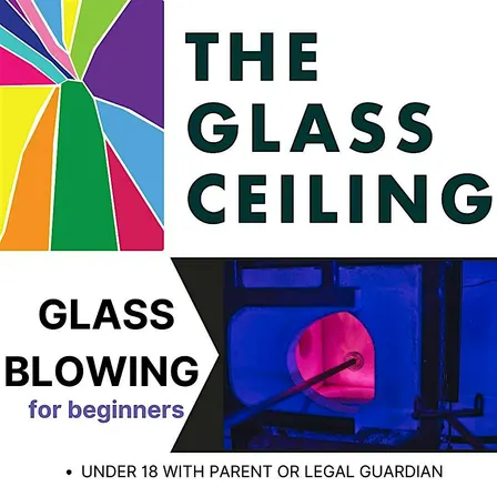 GLASSBLOWING for Beginners: One Hour Course for 2 (or 1!)