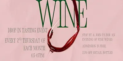 Drop-In Wine Tasting