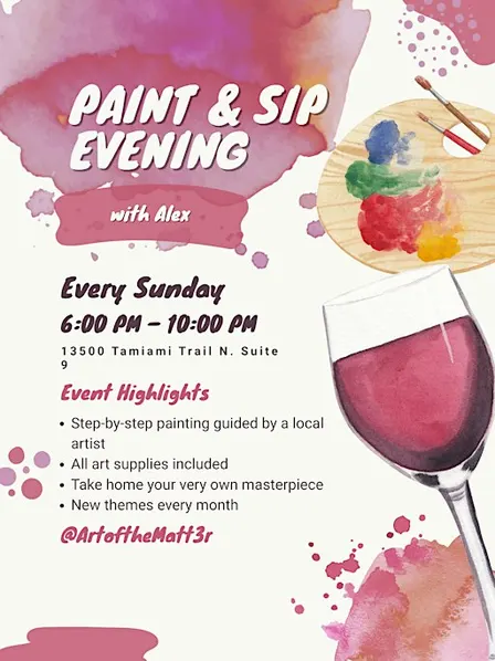 Paint and Sip with Alex