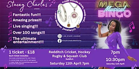 ⭐MEGA⭐ Musical Bingo at Ivybridge Rugby Football Club (Ivybridge, Devon)