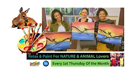 Relax & Paint For NATURE & ANIMAL Lovers
