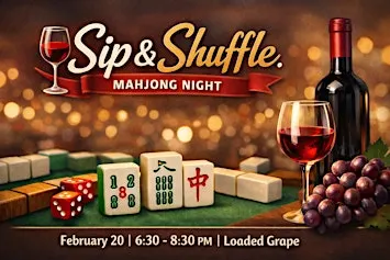 Sip & Shuffle Mahjong @ 1808 Craft & Vine, Greensboro