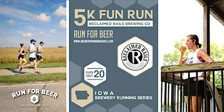 5k Beer Run x Reclaimed Rails| 2026 IA Brewery Running Series