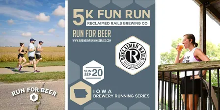 5k Beer Run x Reclaimed Rails| 2026 IA Brewery Running Series
