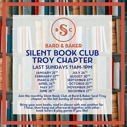 Silent Book Club Monthly Meetup at Bard & Baker