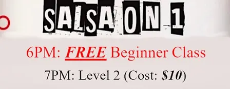 FREE Beginner Salsa on 1 Class